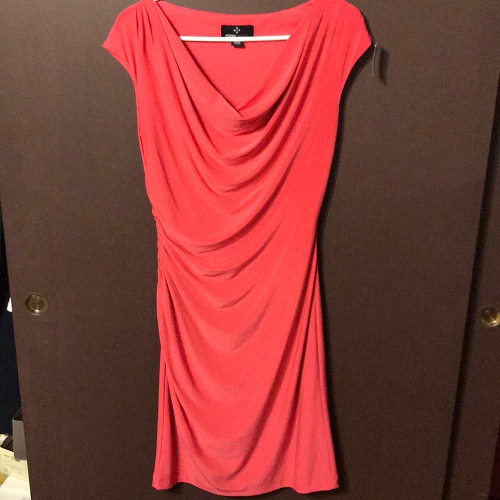 Rose colored dress